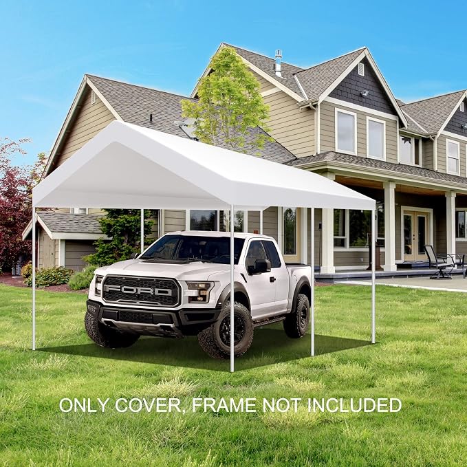 12'x20' Carport Replacement Canopy Cover - Image 5