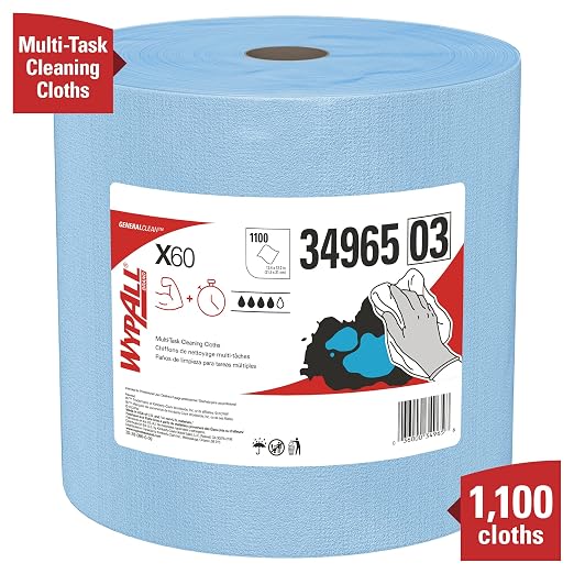 WypAll GeneralClean X60 Cloths Multi-Task Cleaning Wipes, Strong and Absorbent - Image 6