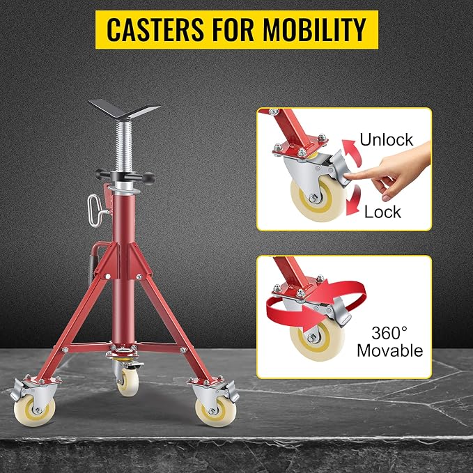 VEVOR Pipe Stand, Pipe Jack Stands - Image 4