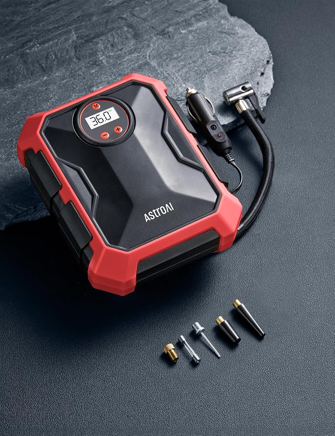 AstroAI Portable Air Compressor and Tire Inflator - 12V DC Auto Accessory - - Image 8