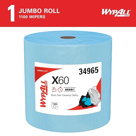 WypAll GeneralClean X60 Cloths Multi-Task Cleaning Wipes, Strong and Absorbent - Image 2