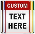 Custom Sign, Custom Sign for Business, Indoor/Outdoor use. 18x24 Inches by MySignCenter