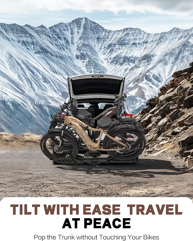 E-Bike Rack Hitch Mount Platform Style - Image 5