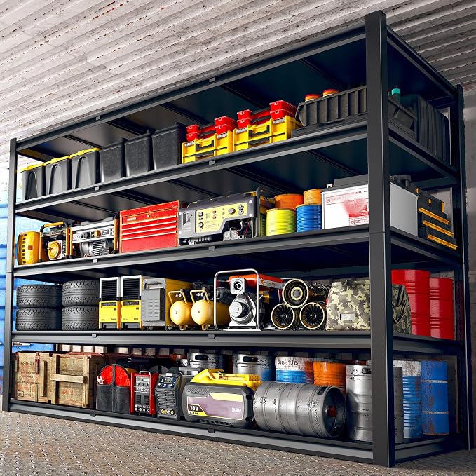 REIBII 60" W Garage Shelving Heavy Duty 3000LBS Storage Shelves Heavy Duty - Image 7
