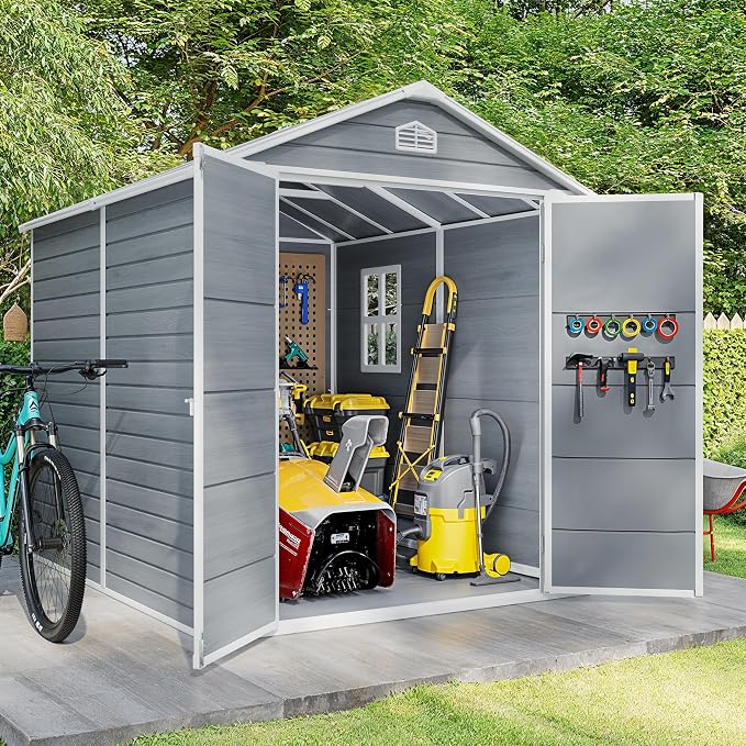 Gizoon 8x6 FT Outdoor Storage Shed by Gizoon