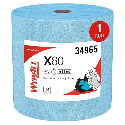 WypAll GeneralClean X60 Cloths Multi-Task Cleaning Wipes, Strong and Absorbent by WypAll%C2%AE
