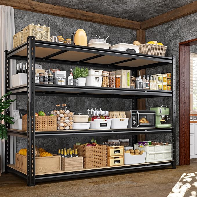59.8" W Metal Shelving 59.8" H Storage Shelves 2200LBS Garage Shelving - Image 8