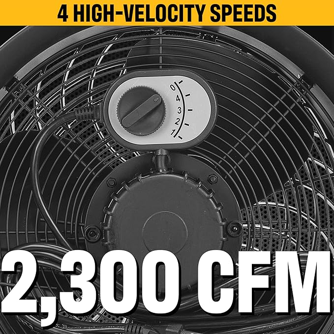 CATERPILLAR 14 inch Heavy Duty Industrial High Velocity Drum Air Circulator - Image 4
