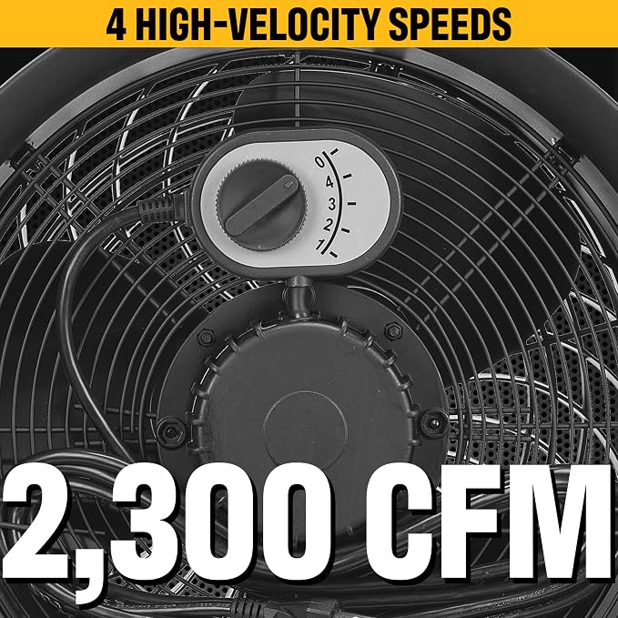 CAT Caterpillar® 14" HIGH VELOCITY PEDESTAL DRUM FAN - Image 3