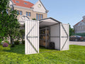 Motorcycle Steel Storage Shed by GDFStudio