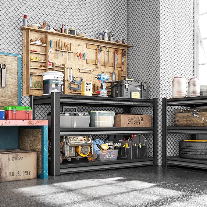 Garage Storage Shelves Heavy Duty, 48”W Shelving Units and Storage Rack - Image 2