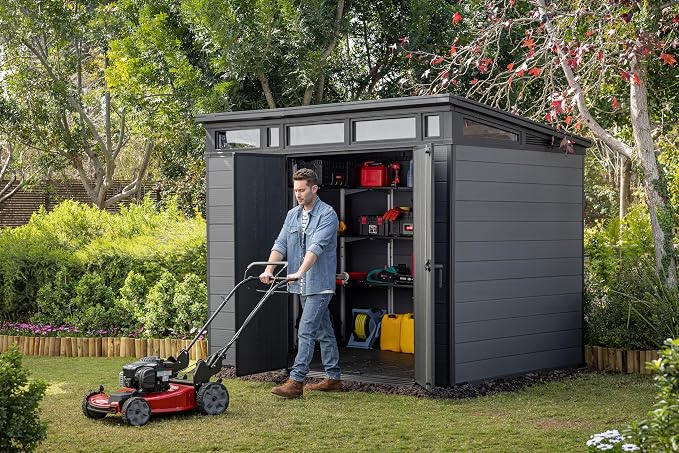 Keter Cortina 9x7 Ft All-Weather Storage Shed - Image 4