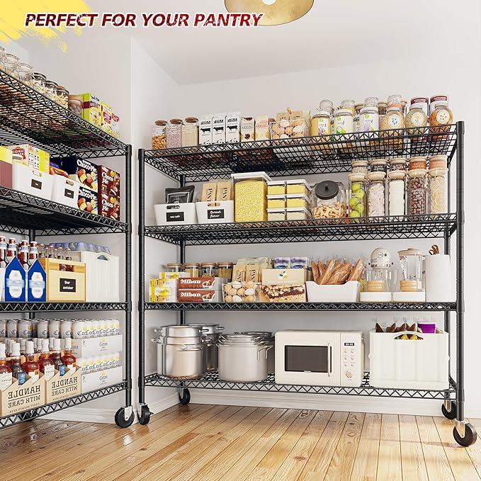 REIBII 75.6" H Storage Shelves Wire Shelving Unit - Image 2