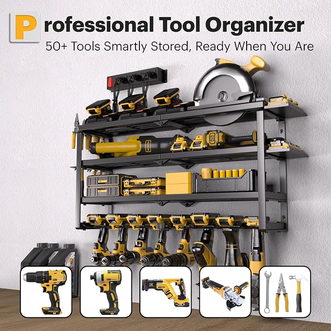 Power Tool Organizer Wall Mount - Image 2