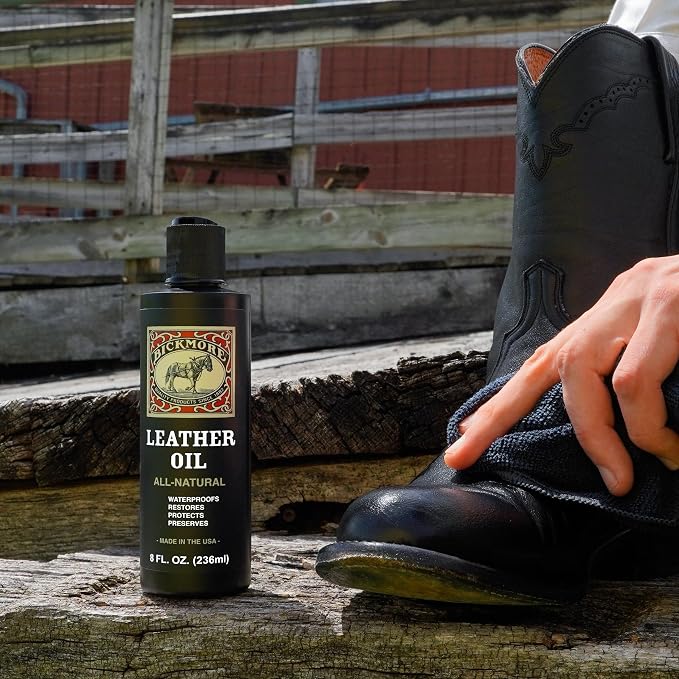 Leather Oil Leather Conditioner 8oz | Waterproofs, and Restores Boots, and All - Image 2
