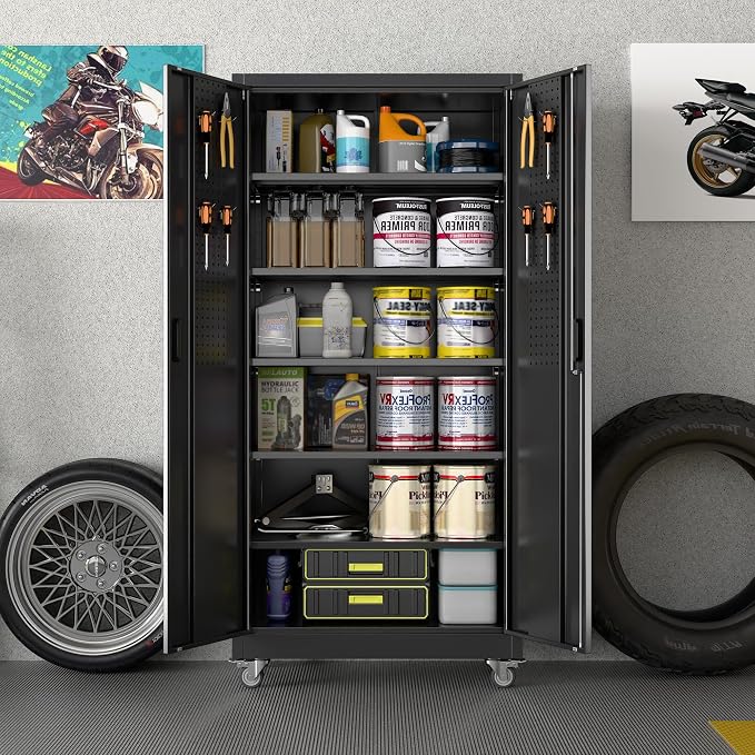 Metal Garage Storage Cabinet - Image 2