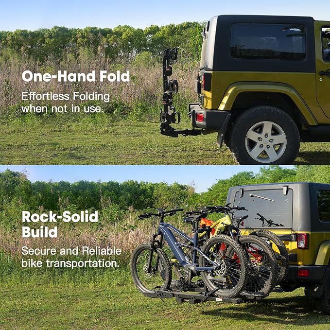 CyberRack S3 Ebike Rack, 300 lbs Capacity Foldable Bike Racks - Image 6