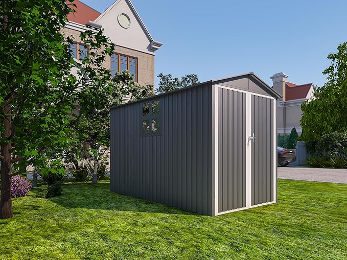 Motorcycle Steel Storage Shed - Image 6
