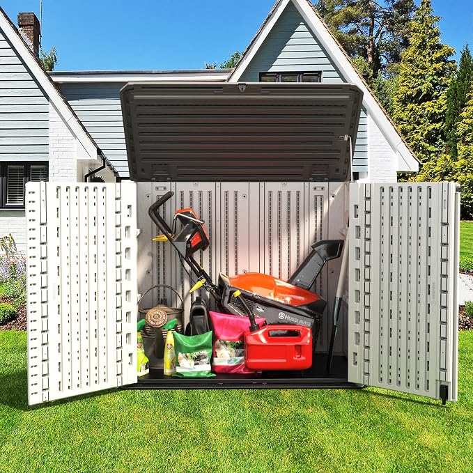 ADDOK Horizontal Storage Shed Outdoor - Image 2