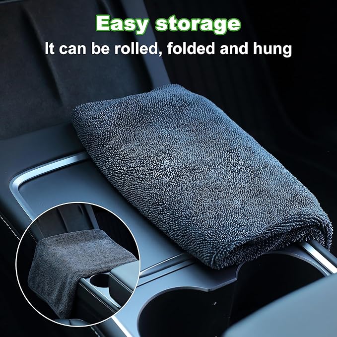 JOYMOOP Car Dry Towel, Quick Drying, Medium Size, Microfiber Cleaning Cloth - Image 8