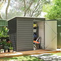 Outsunny 6' x 4' Outdoor Storage Shed, Metal Garden Tool Shed by Outsunny