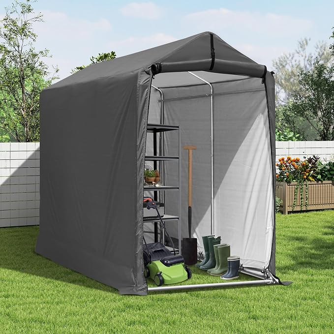 6 x 3ft Outdoor Cycle Storage Shelter - Image 7