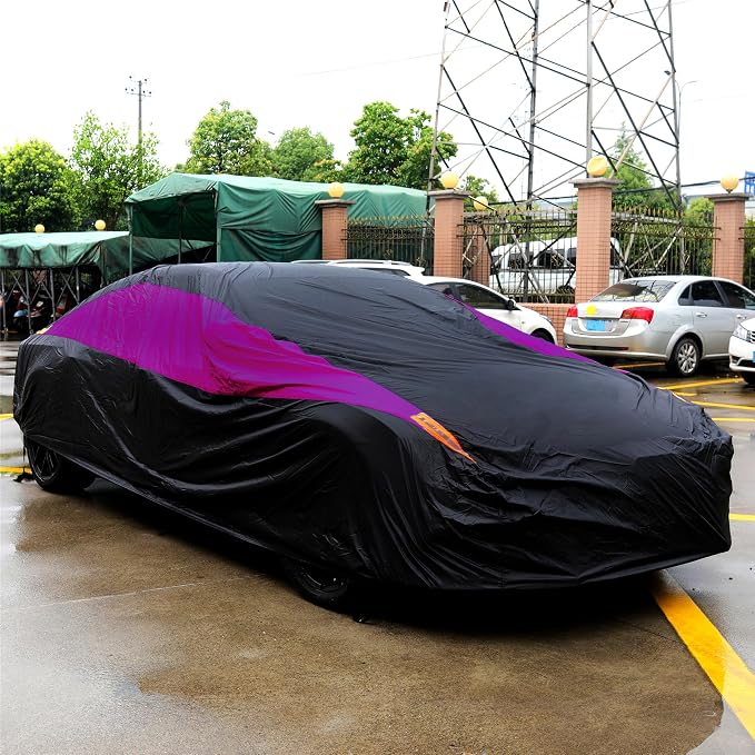 MORNYRAY Waterproof Car Cover All Weather Snowproof UV Protection Windproof - Image 7