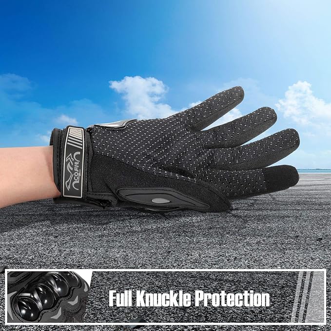 COFIT Motorcycle Gloves for Men and Women, Full Finger Touchscreen Motorbike - Image 4