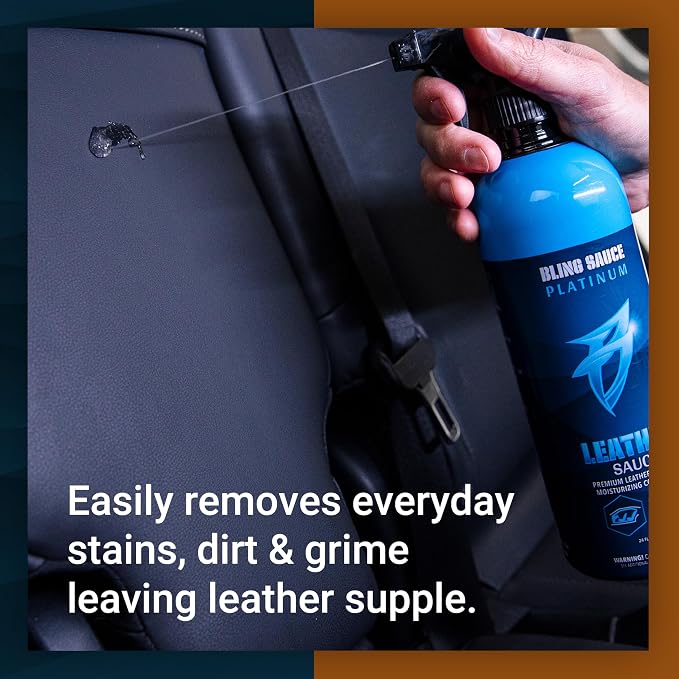 Bling Sauce Platinum: Leather Sauce, 2 in 1 Cleaner and Conditioner - Image 6
