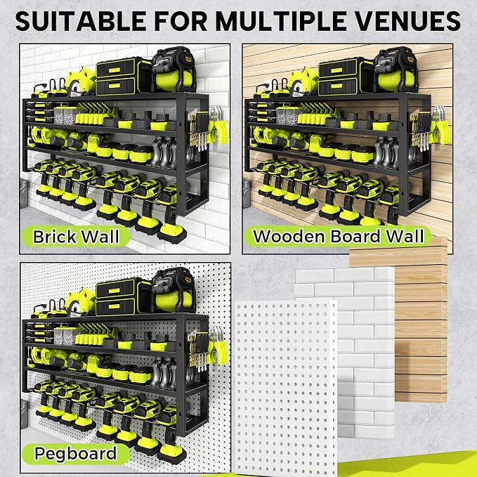 Large Power Tool Organizer Wall Mount - Image 9