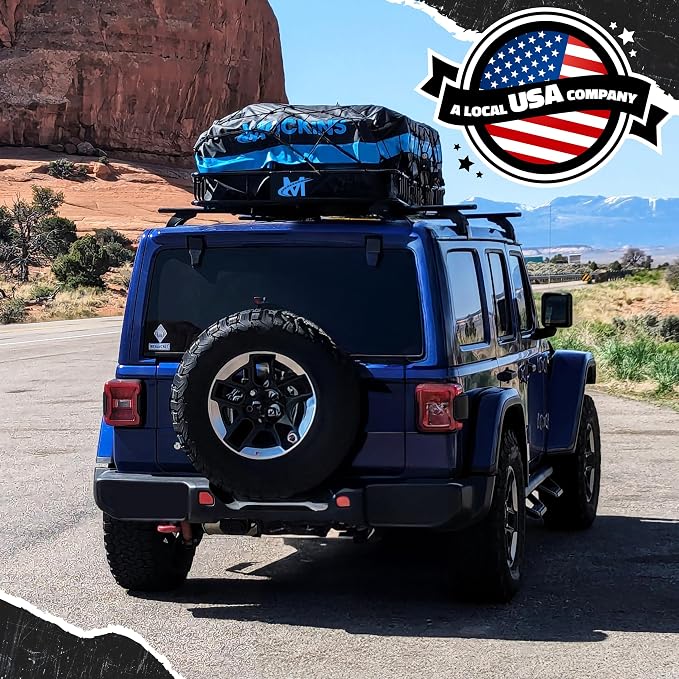 Mockins XL 84"x39"x6" Extendable Roof Rack Cargo Carrier & 35 CuFt Waterproof - Image 3