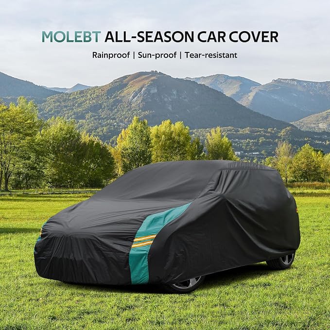 Car Covers for Hatchback Waterproof All Weather, Universal Fit for Mini Cooper - Image 7