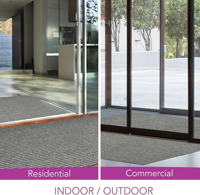 iCustomRug Spartan Weather Warrior Indoor/Outdoor Utility Ribbed Carpet Runner - Image 5