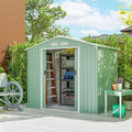 Outsunny 7' x 4' Outdoor Storage Shed, Garden Tool Metal Shed by Outsunny