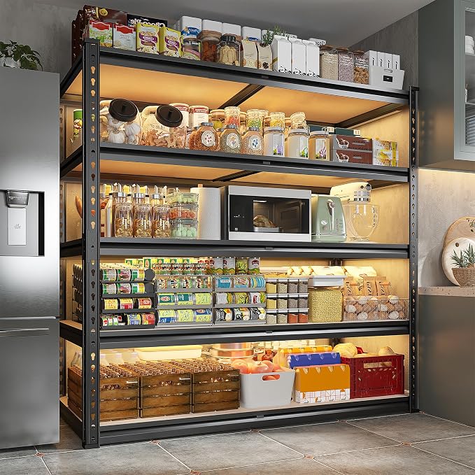 REIBII 2500LBS Garage Shelving Heavy Duty 72''H Storage Shelves 40" W Heavy - Image 7
