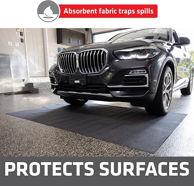 Drymate Premium Maintenance Mat Oil Spill Garage Floor Mat, Waterproof - Image 3