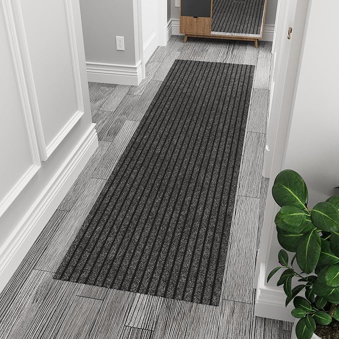 Ottomanson 2'7" x 5' Mud Mat Area Rug Scraper Carpet by Ottomanson
