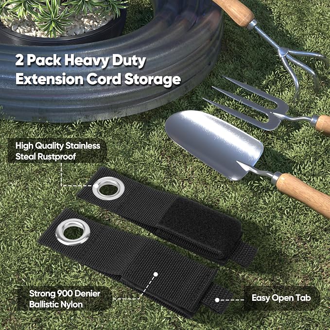 Garden Tool Organizer Wall Mount, 32 inches Tool Storage Rack - Image 6