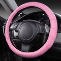 CAR PASS Line Rider Microfiber Leather Sporty 14.5-15 inch Car Steering Wheel by CARPASS