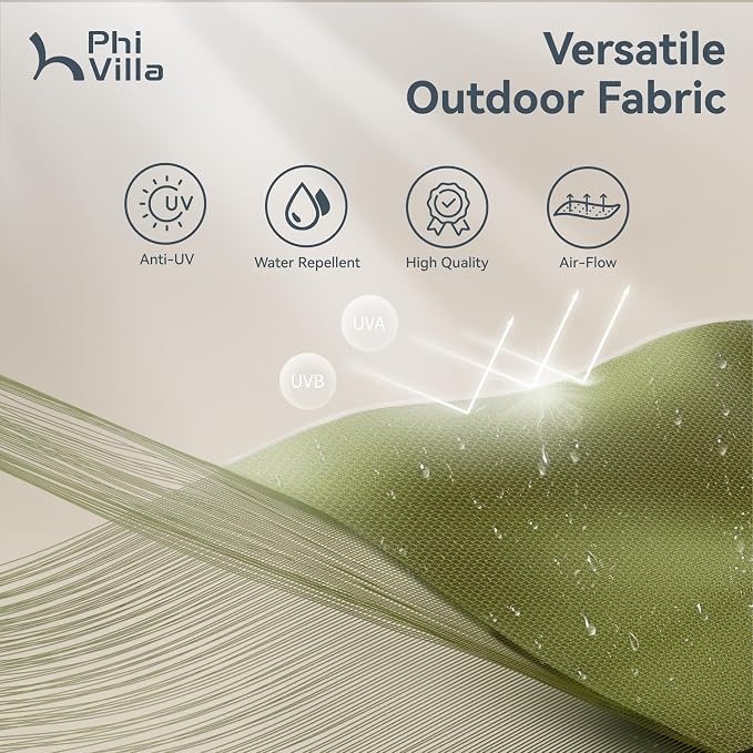 PHI VILLA 15ft Large Patio Umbrellas - Image 6