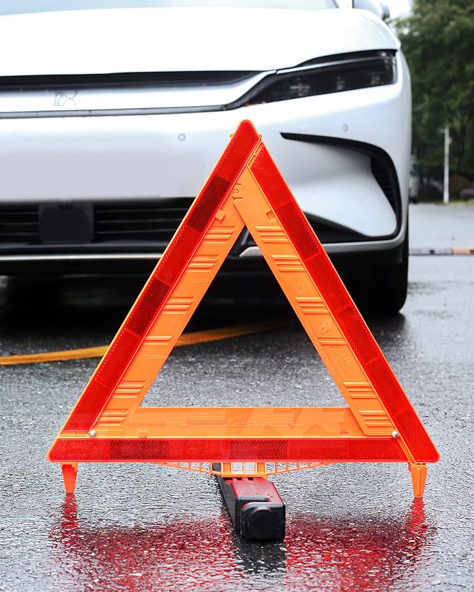 12 Pack Warning Triangle DOT Approved, Foldable Emergency Safety Reflective - Image 5