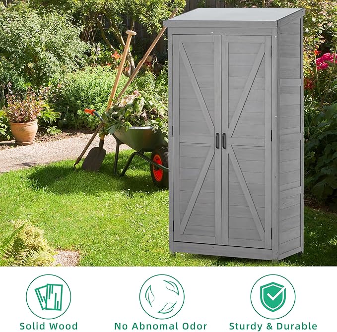 Outdoor Storage Shed Waterproof, Potting Shed - Image 6