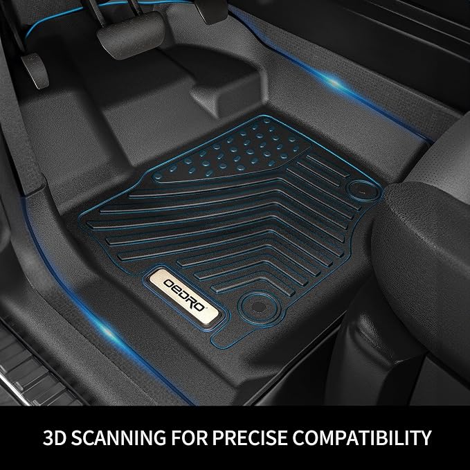 OEDRO Floor Mats Fit for 2017-2021 Nissan Titan / 2016-2021 Nissan Titan XD - Image 3