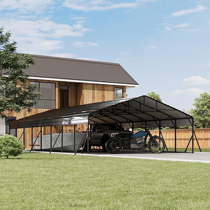 20' x 40' x 8.5' Heavy Duty Metal Carport - Image 2