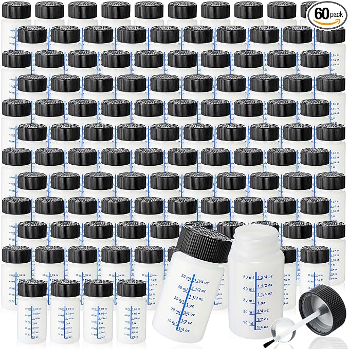 Mumufy 60 Pcs Touch up Paint Bottles by Mumufy