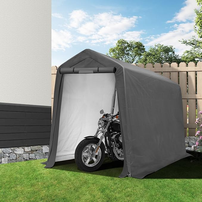 6x7Ft Outdoor Storage Shed, Portable Storage Shed - Image 8