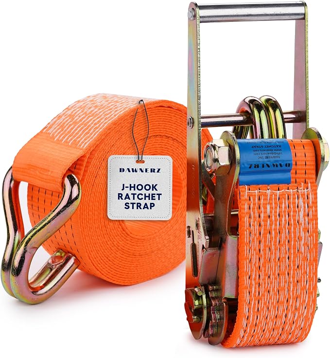 Heavy Duty Ratchet Straps 3 inch x 30 ft by Dawnerz