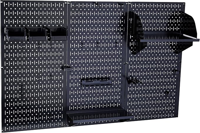 Wall Control Metal Pegboard Organizer 4ft Standard Storage Kit - Image 2