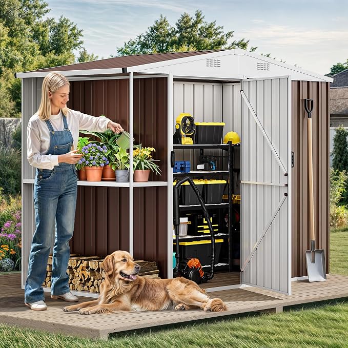 DWVO Outdoor Storage Shed 8x4FT - Image 2