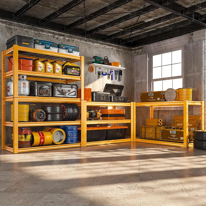 REIBII Storage Shelves 40''W Garage Shelving Heavy Duty Metal Shelving 2000LBS - Image 3